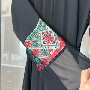 Beautiful black Abaya with matching belt